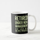 Search for retirment mugs Retired