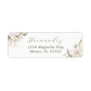 Search for silver and gold return address labels Floral