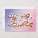 Search for letter birthday invitations Floral