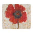 Search for red poppies chopping boards Botanical