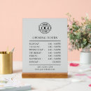 Search for hours business signs Beauty salon