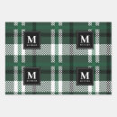 Search for monogram christmas wrapping paper Initial