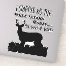 Search for deer hunting stickers Funny