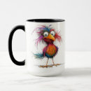 Search for whimsical bird mugs Animal