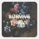 Search for life quote stickers Floral