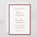 Search for burgandy wedding invitations Couple