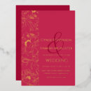 Search for magenta floral wedding invitations Formal