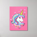 Search for unicorn canvas prints Cute