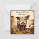 Search for hogs cards invites Hogs and kisses
