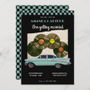 Search for vintage car wedding invitations Classic