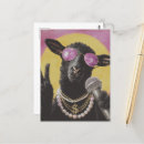 Search for funny sheep postcards Pink