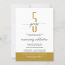 Search for anniversary party invitations Gold