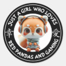 Search for cute red panda stickers Kawaii