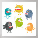 Search for halloween nursery posters Cute monster