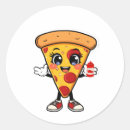 Search for cute pizza stickers Cartoon