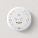 Search for baby shower butterfly badges Elegant