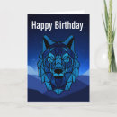 Search for wolf birthday cards Wolves