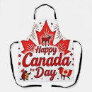 Search for canada day aprons Maple leaf