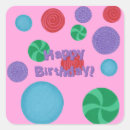 Search for polka dot happy birthday stickers Dots