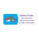 Search for great white return address labels Shark