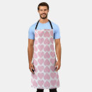 Search for pink heart pattern aprons Stylish