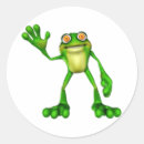 Search for cute cartoon frog stickers Green