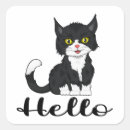 Search for cartoon black cat stickers Kitty