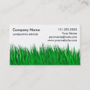 Search for grass business cards Professional