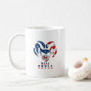 Search for american skull mugs Red white and blue