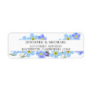 Search for forget me not return address labels Watercolor