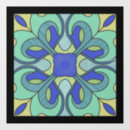 Search for stained glass window decals Blue