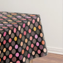 Search for yellow and gray tablecloths Black