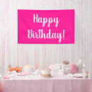 Search for hot pink banners White