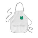 Search for 4 leaf clover aprons Irish