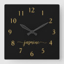 Search for black and gold clocks Simple