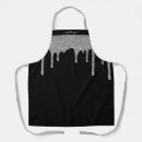 Search for black and silver aprons Trendy