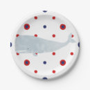 Search for whale paper plates Illustration