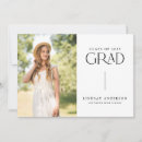 Search for congratulations graduate invitations Modern minimalist