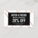 Search for hairdresser referral cards Salon