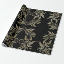 Search for gold damask wrapping paper Modern