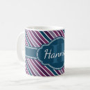 Search for purple and white stripes mugs Stylish