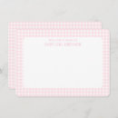 Search for plaid note cards Gingham