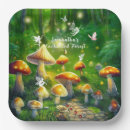 Search for enchanted forest paper plates Butterflies