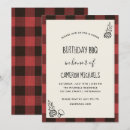 Search for buffalo check birthday invitations Simple