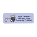 Search for grey cat return address labels Funny
