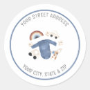 Search for plaid address stickers Boy