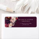 Search for flower photo return address labels Modern