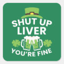 Search for irish drinking stickers Lucky