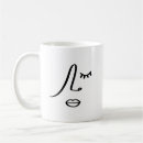 Search for modern woman mugs Abstract