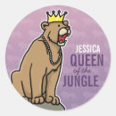 Search for queen cat stickers Purple